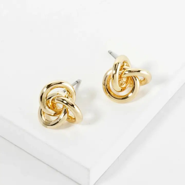Zenith Knot Stud Earrings