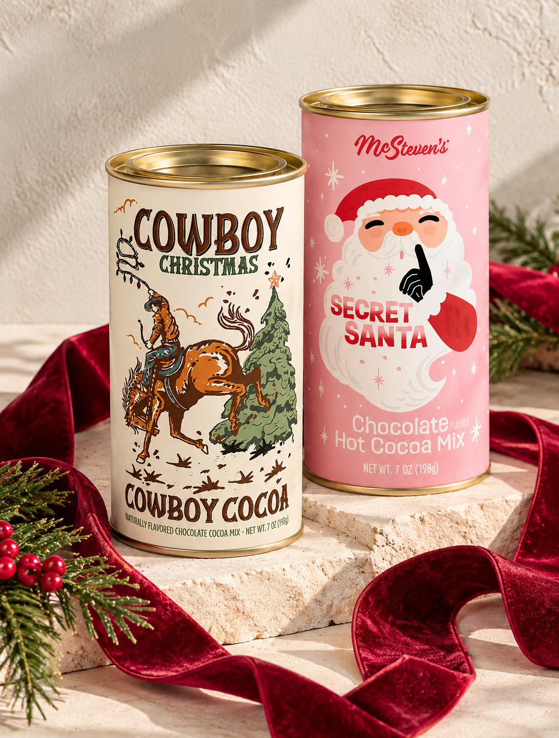 Winter Chocolate Cocoa Tin