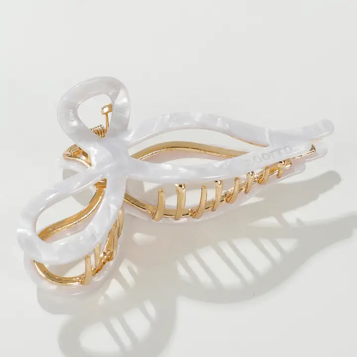 Sabrina Coastal Bow Hair Claw