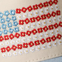 American Flag Embroidered Hat