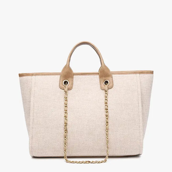 Kristina Striped Tote