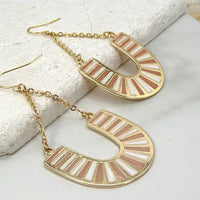 Yndia U Drop Earrings
