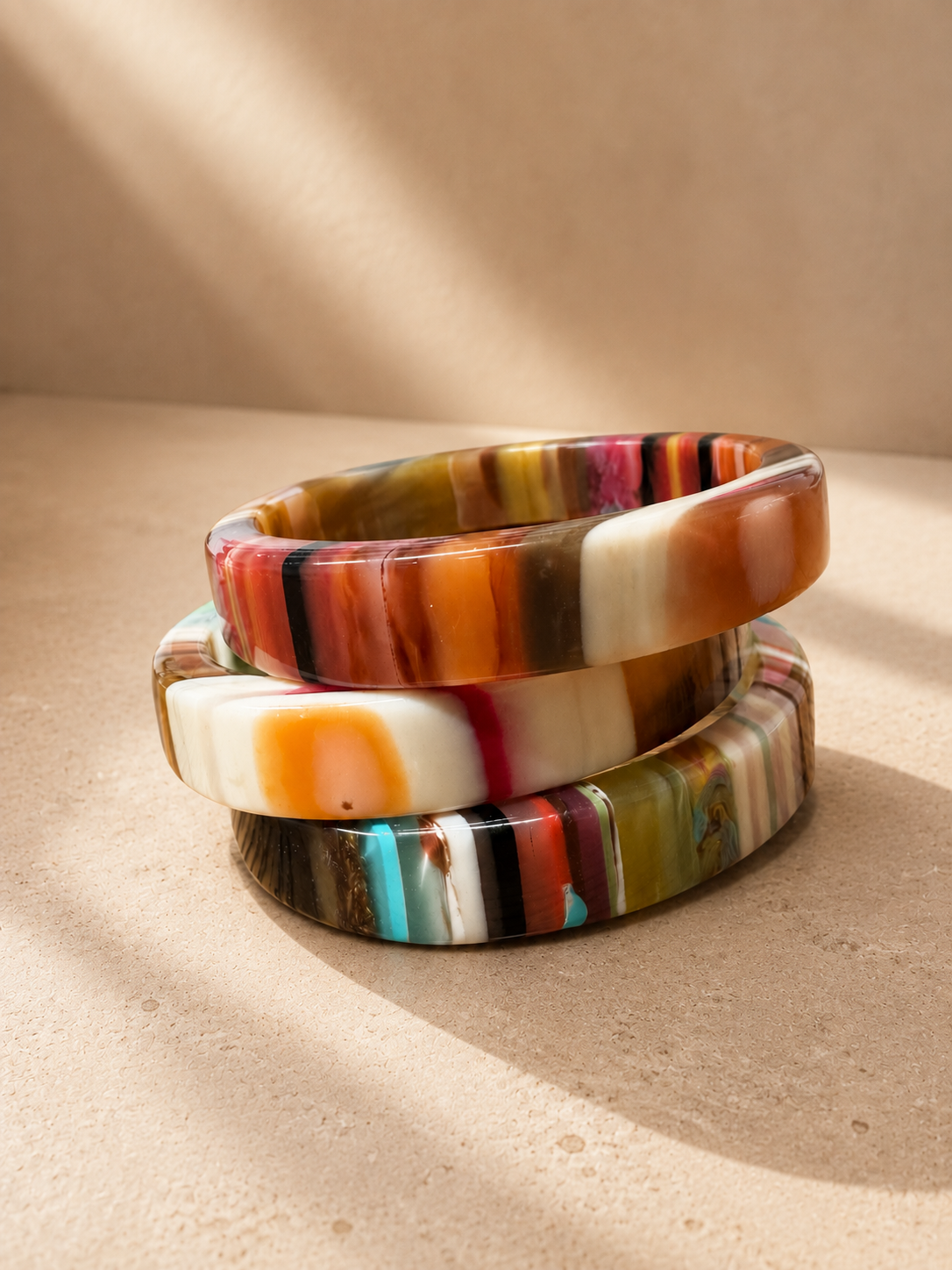Nydia Resin Bangle Bracelet