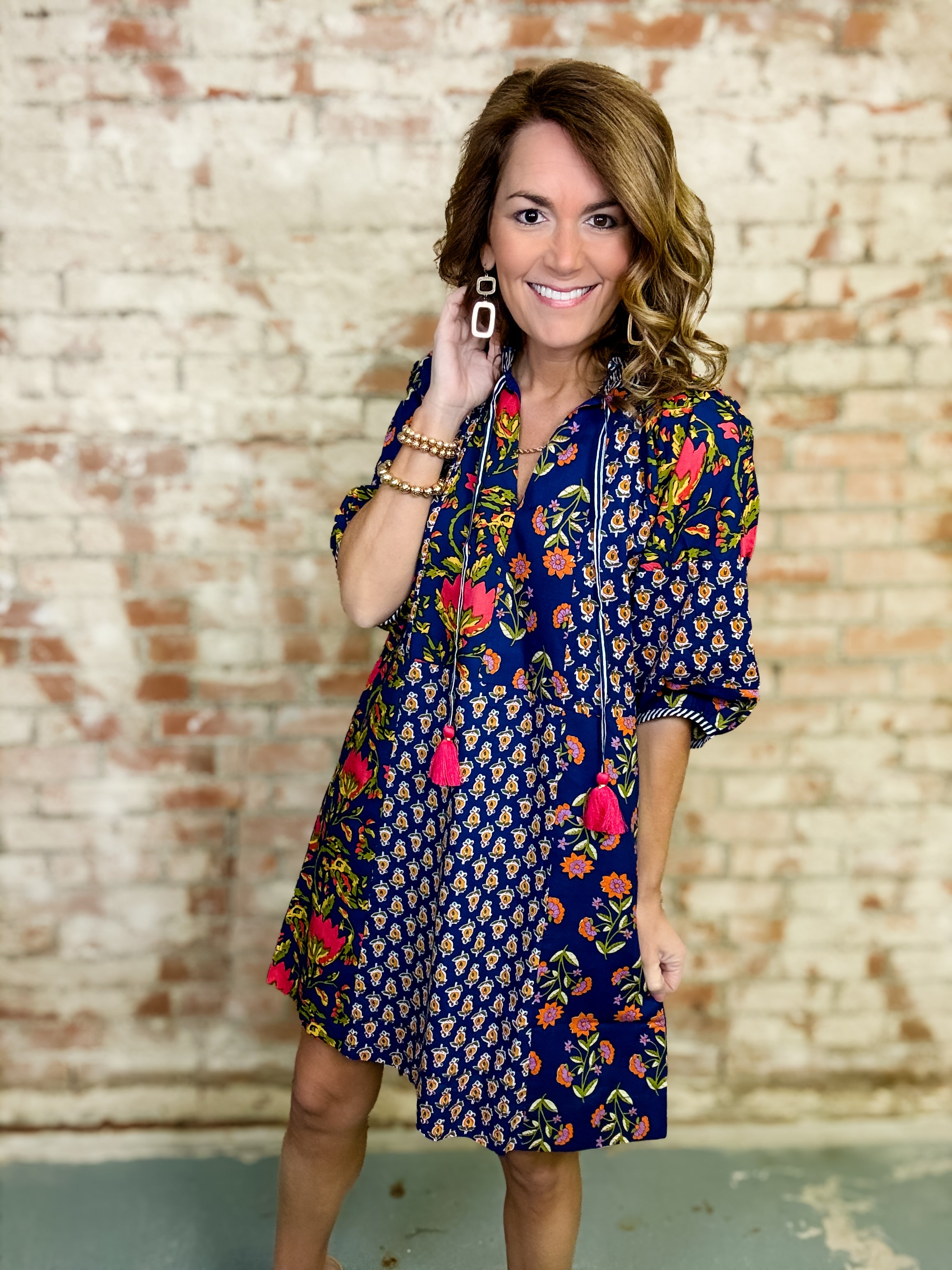 THML Remington Floral Dress