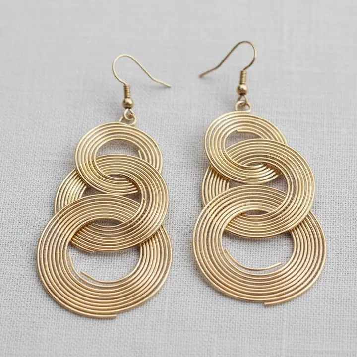 Aimee Tassel Hoop Earrings