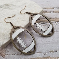Gameday Football Earrings