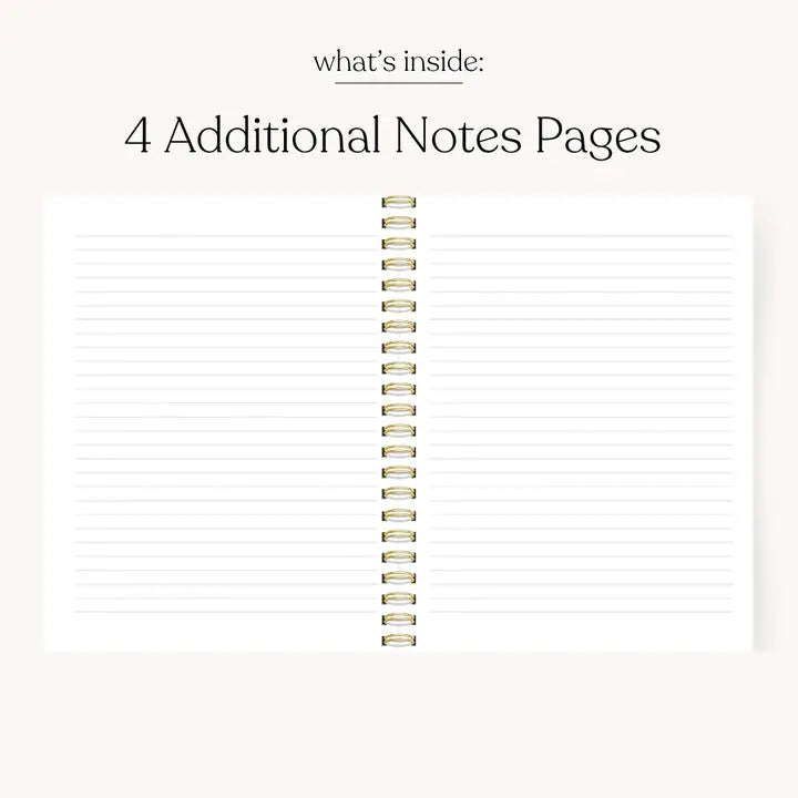 Blue Stripes Undated Planner