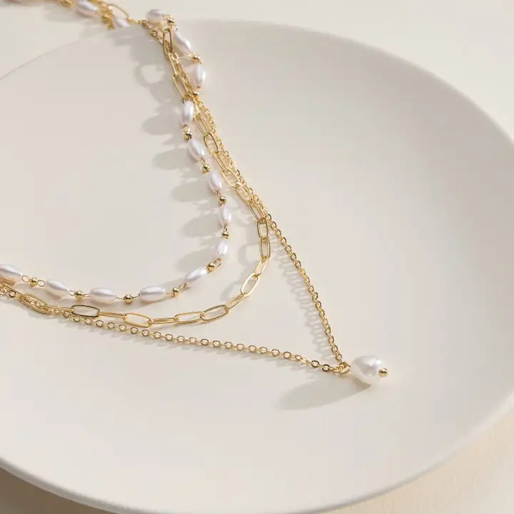 Akoya Layered Pearl Necklace