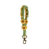 Charise Fall Harvest Macramé Daisy Wristlet Keychain