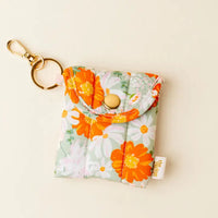 Sage Puffy Earbud Case Keychain