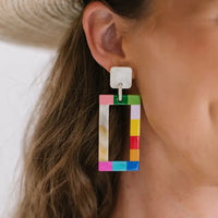 Nadine Colorblock Earrings | Sunshine Tienda