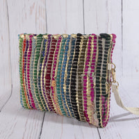 Cordelia Metallic Stripe Bag