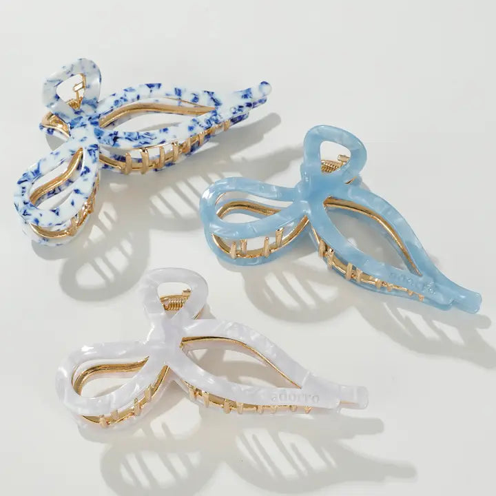 Sabrina Coastal Bow Hair Claw