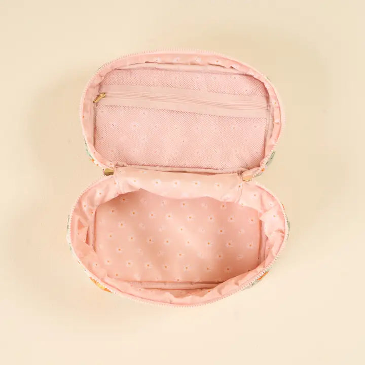 Glam & Go Quilted Cosmetic Bag