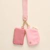Dynamic Duo Pouch Wristlet | Rose
