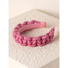 Braided Pink Headband