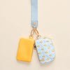 Dynamic Duo Pouch Wristlet | Marigold Blue