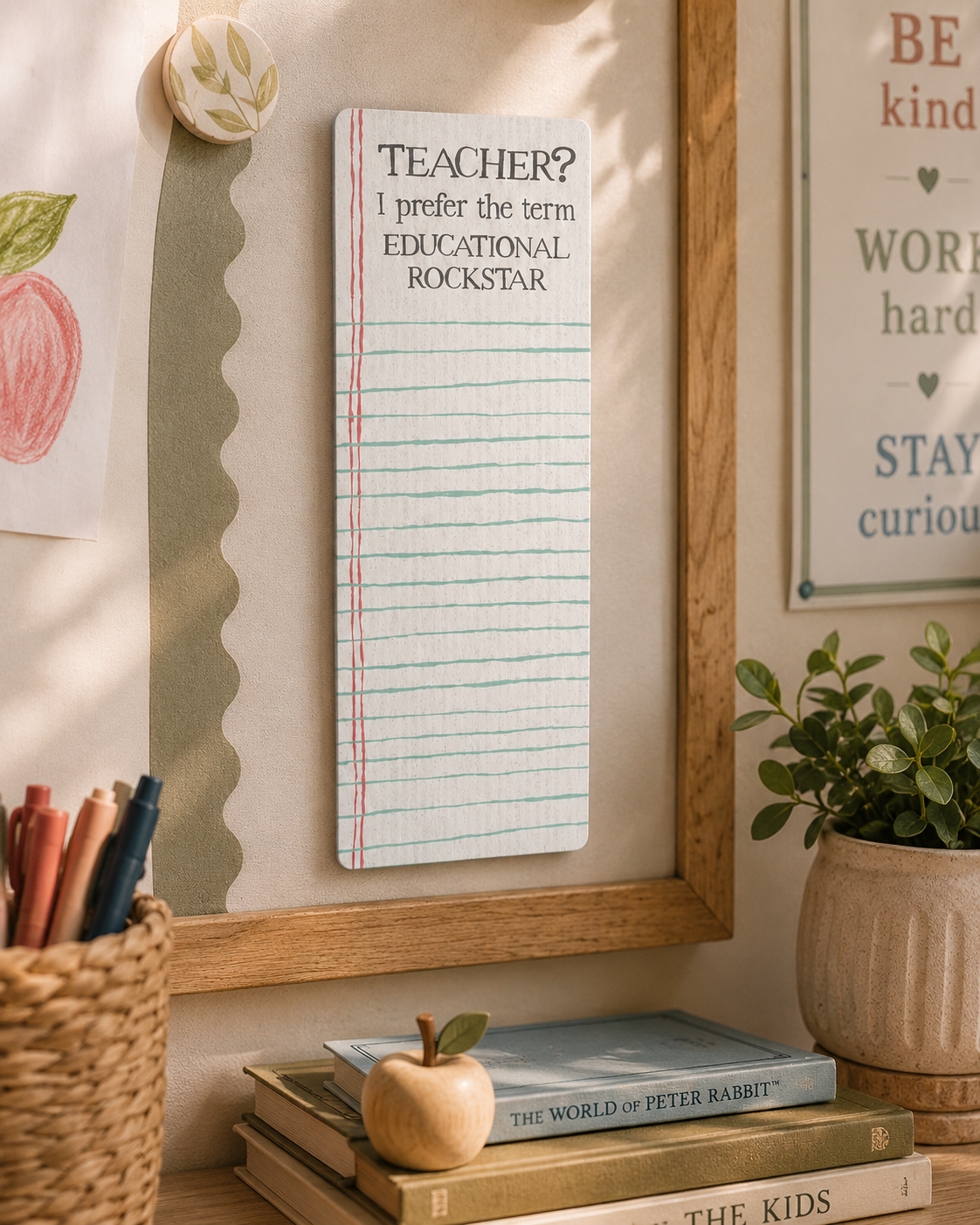 Teacher Educational Rockstar List Pad