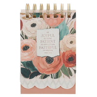 Joyful Patient Faithful Notepad | Rom. 12:12