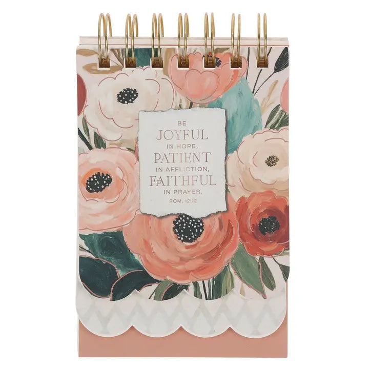 Joyful Patient Faithful Notepad | Rom. 12:12