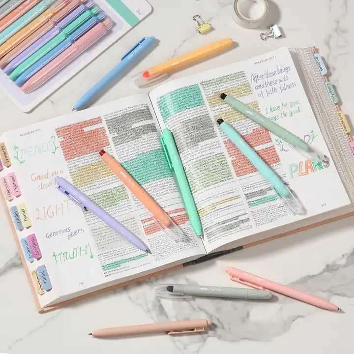 Bible Highlighters & Gel Pens Set