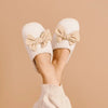 Mapel Gingham Bow Slippers