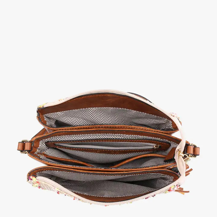 Olive Two Tone Crossbody Bag