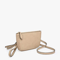 Tan Bonnie Whipstitch Crossbody