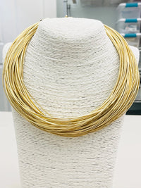 Aria Gold Strand Necklace