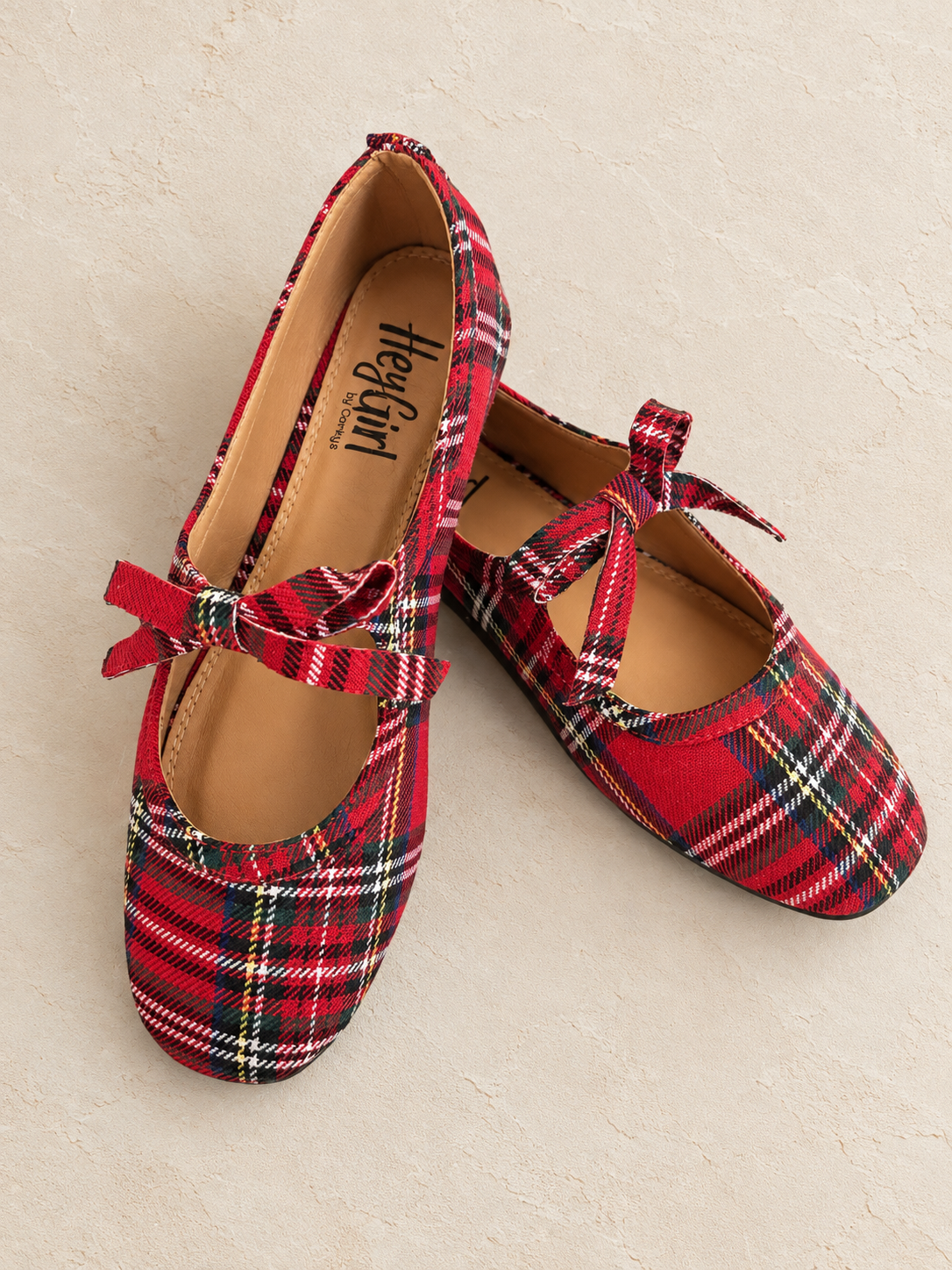 Neve Plaid Flats