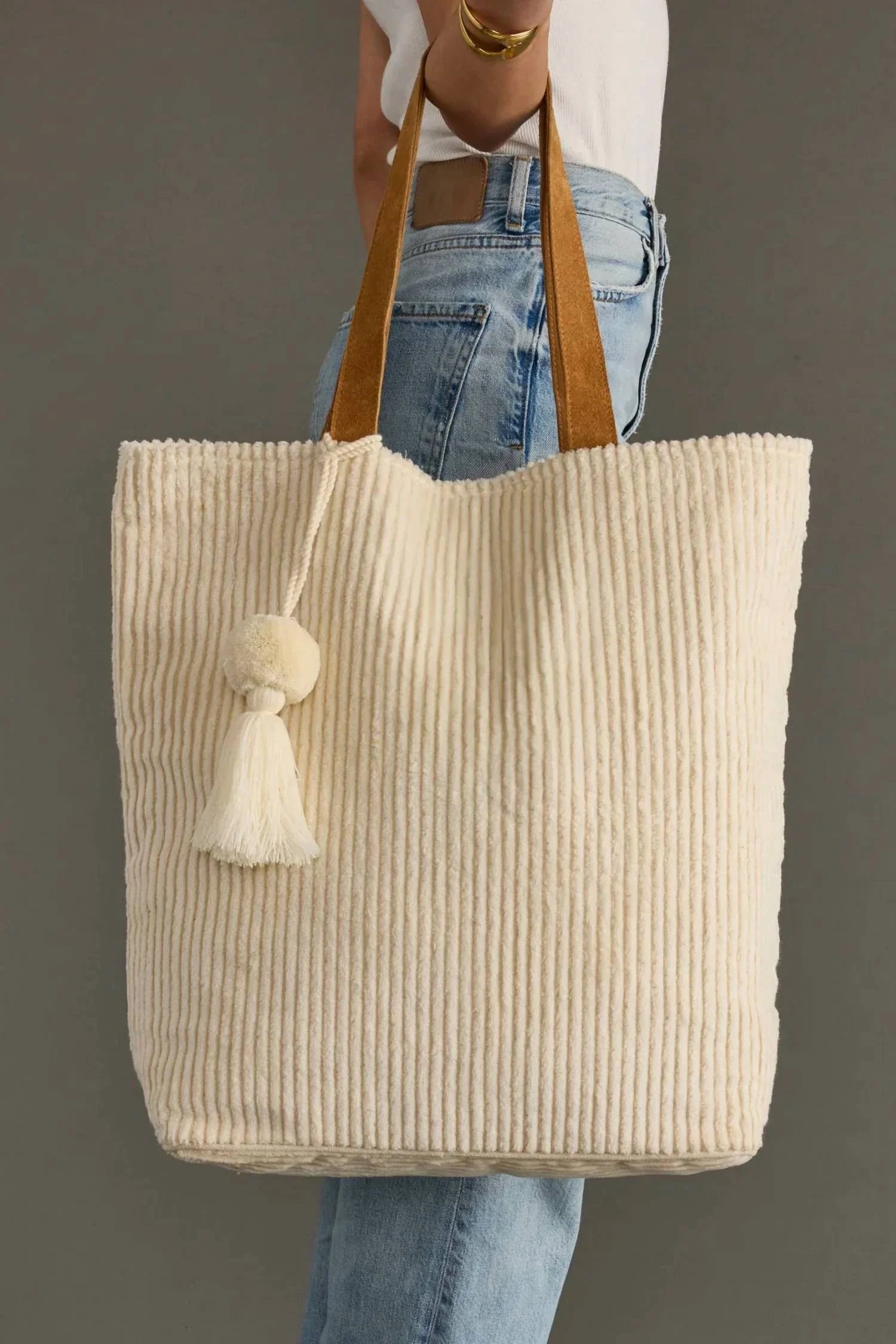 Kylee Corduroy Tote