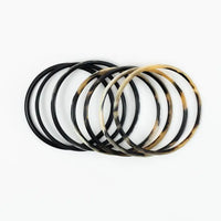 Natural Horn Bangle Set | Sunshine Tienda