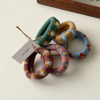 Flower Thick Hair Ties