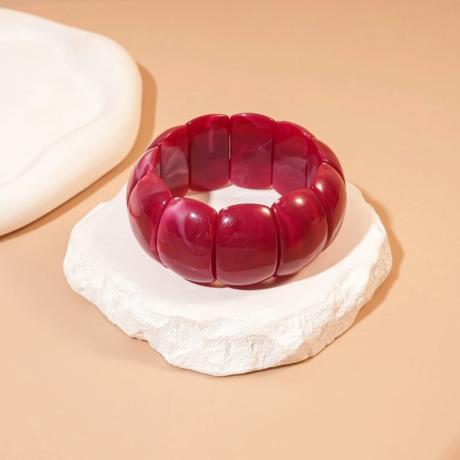 Bandy Acrylic Stretch Bracelet