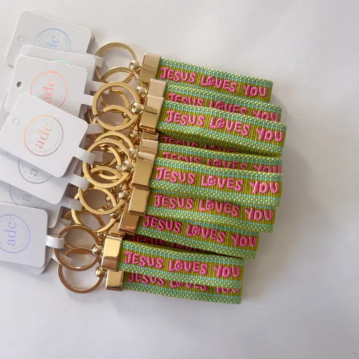 Jesus Loves You Keychain