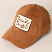 Howdy Darlin Suede Cap