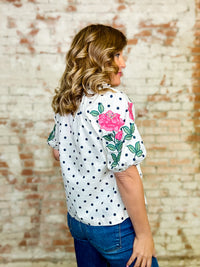 THML Renee Polka Dot Top