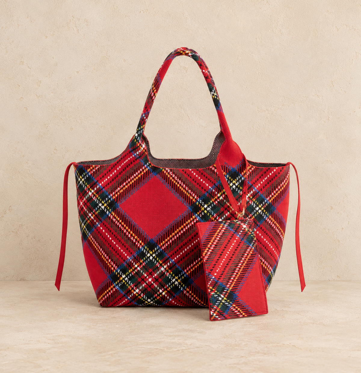 Shiraleah Robbie Plaid Tote Bag