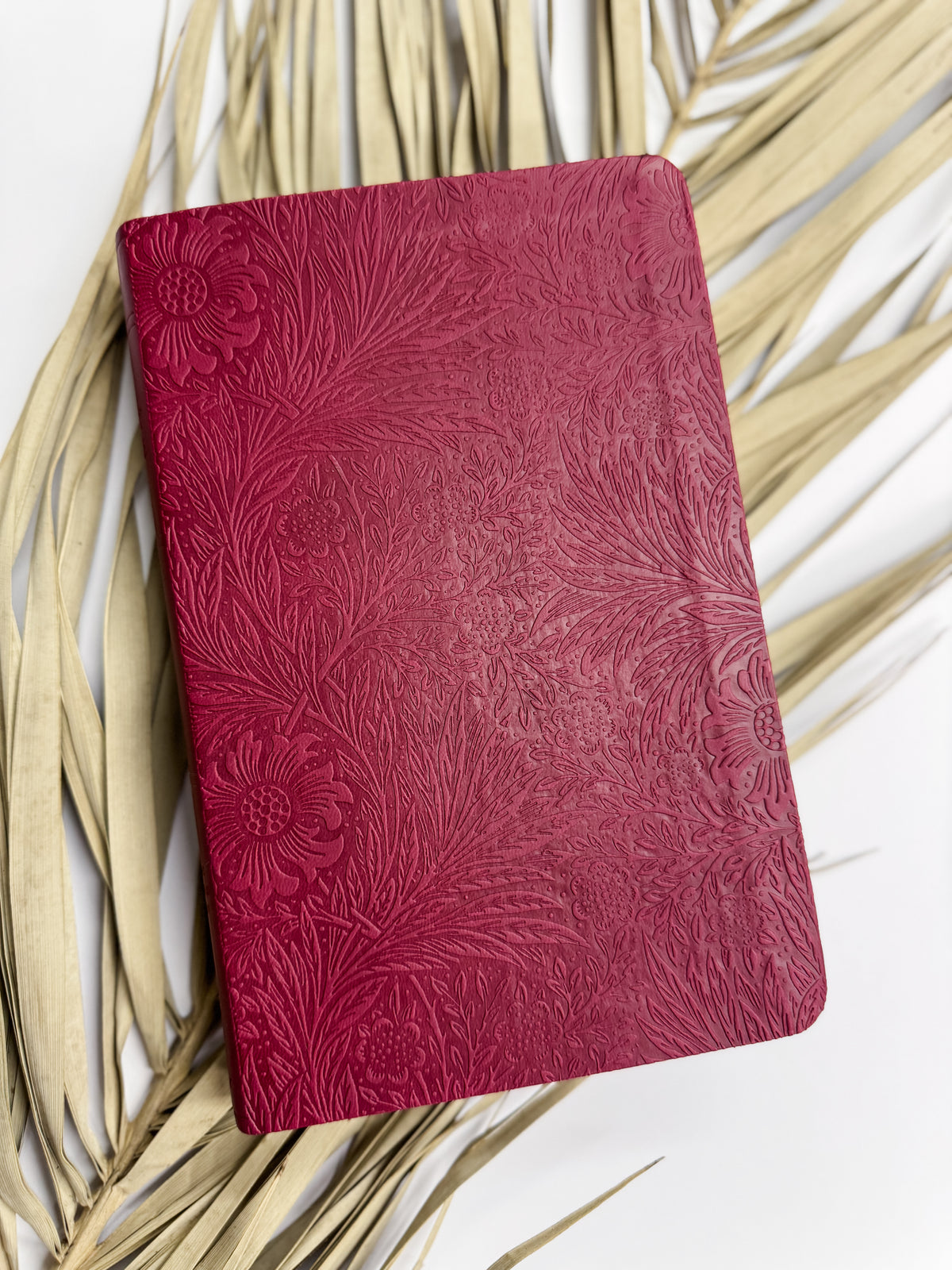 ESV Large Print Thin Line Bible | Raspberry Floral