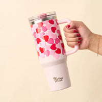 Blushing Hearts Tumbler - FINAL SALE