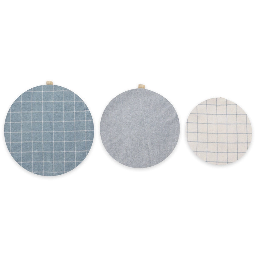 Dusty Blue Dish Cover Set