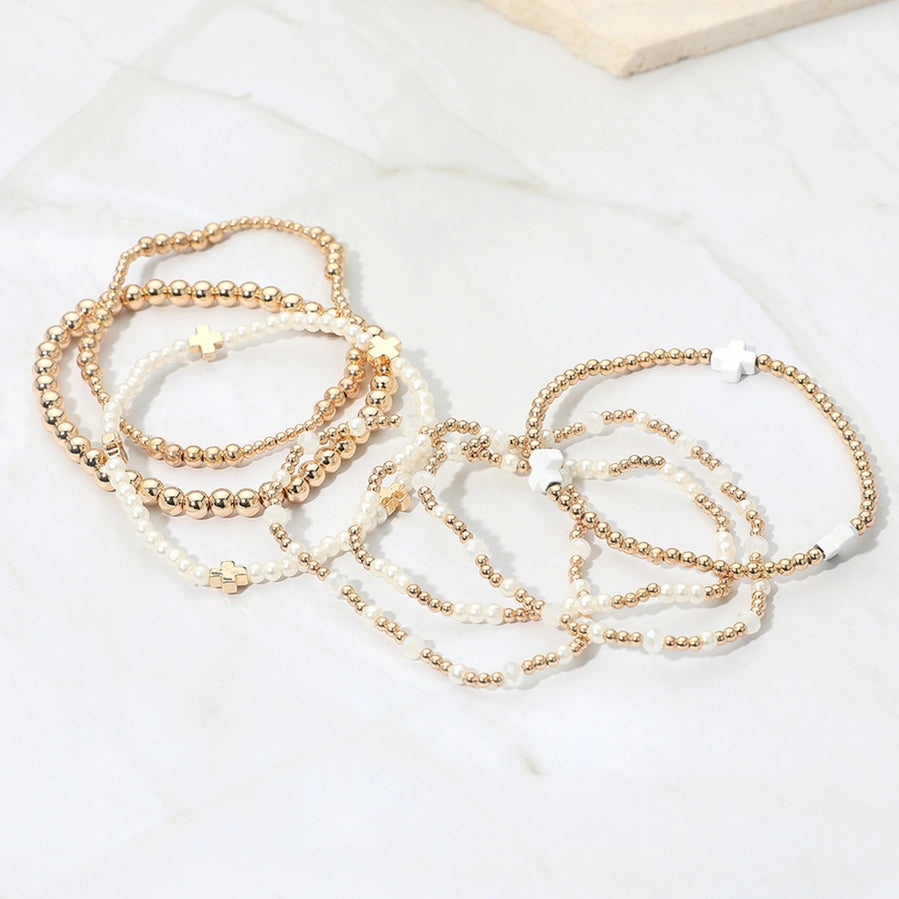 Sidnee Cross Bracelet Set