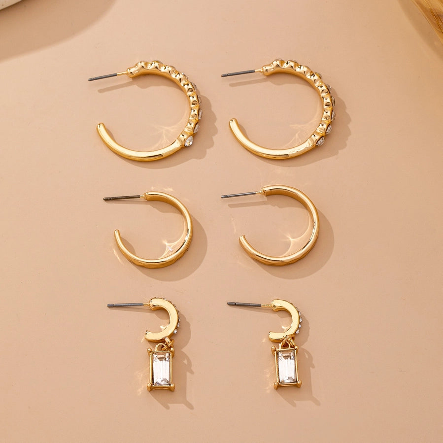 Khristal Hoop Earring Set