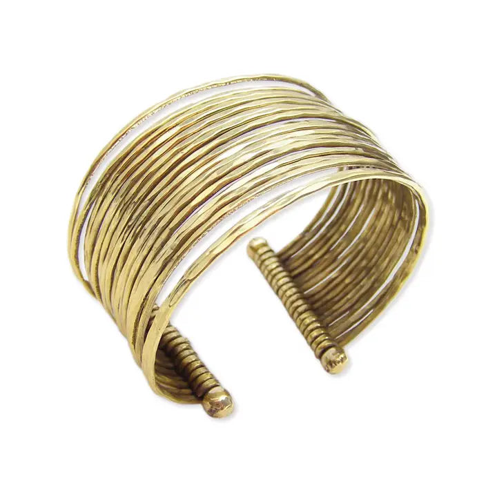 Mika Hammered Cuff Bracelet