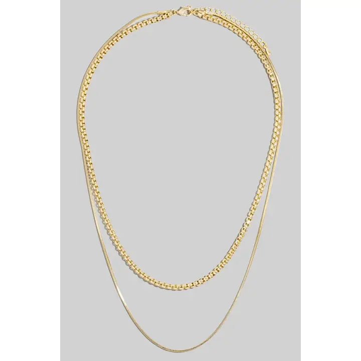 Perkins Chain Layered Necklace
