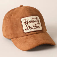 Howdy Darlin Suede Cap