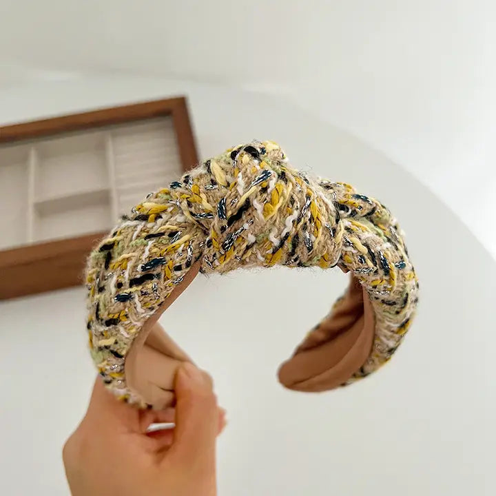 Abner Tweed Knot Headband