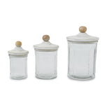 Mud Pie Glass Canisters