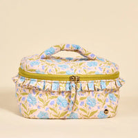 Quilted Poppin Petals Makeup Bag