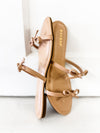 Kendi Bow Strap Flat Sandals